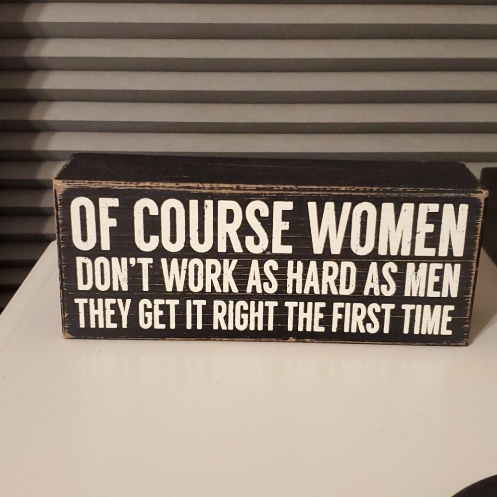 Desk sign